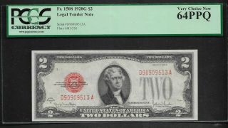 Fr.  1508,  1928g $2.  00 United States Note,  Pcgs 64 Ppq