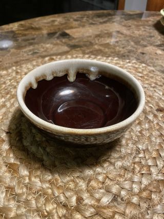 Vintage Pfaltzgraff Gourmet Brown Drip Coupe Cereal Bowl 5.  5 " Five Available