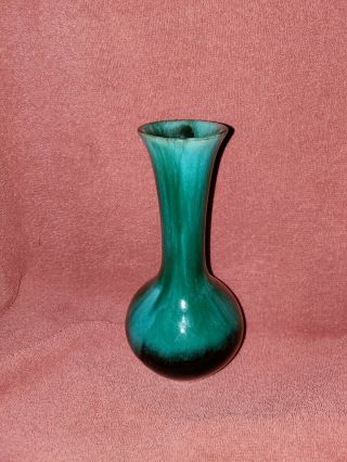Vintage Canadian Blue Mountain Pottery Drip Glaze Vase - 1960 