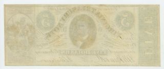 1862 Cr.  13 $5 VIRGINIA Treasury Note - CIVIL WAR Era AU 2
