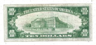 1929 $10 Brown Seal MINNEAPOLIS Old US National Currency VF 3