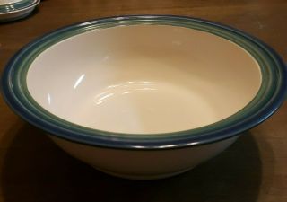 Pfaltzgraff Ocean Breeze 9.  5 In Round,  Extra Large Vegetable Serving Bowl