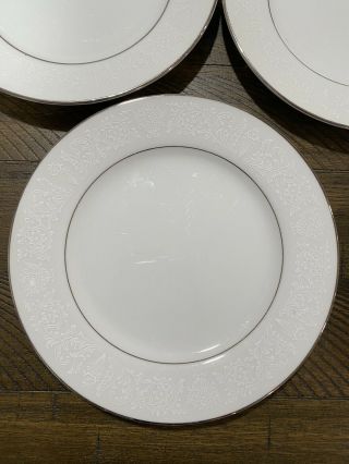 Crown Victoria Fine China Japan Lovelace 1002.  Set Of 10 Small Plates.