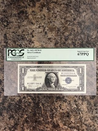 Fr.  1621 1957b $1 Silver Certificate