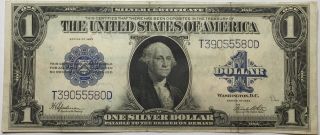 1923 $1 Silver Certificate United States Large Size Note