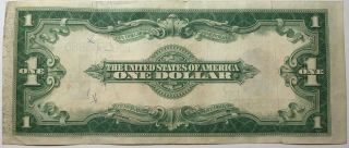 1923 $1 Silver Certificate United States Large Size Note 2