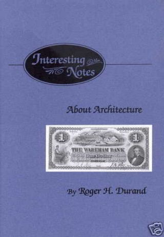 Book - - - - - Interesting Notes About Architecture - - - - Durand