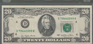 1977 (d) $20 Twenty Dollar Bill Federal Reserve Note Cleveland Vintage Currency