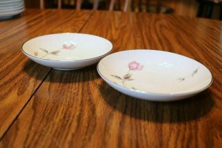 Style House Fine China - Japan - Dawn Rose - 5 5/8 " Berry Bowls (2)