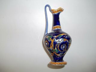 Gien France Vintage Miniature Pitcher,  Jug,  Vase