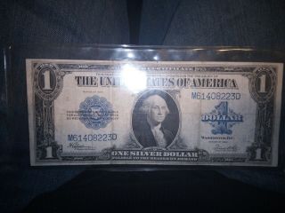 1923 One Dollar Bill Silver Certificate Horse Blanket