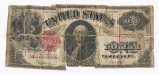 Fr 39 1917 $1 Us Legal Tender Note – Speelman & White – Low Sawback