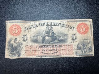North Carolina - Bank Of Lexington Payable At Graham - 1860 - $5