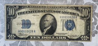 Series Of 1934 $10 Silver Certificate