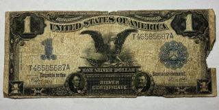 1899 Black Eagle Silver Certificate.  Low.  Discount