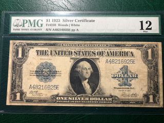 Fr - 238 1923 $1.  00 Silver Certificate Pmg 12