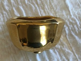 Royal Winton Gold Vase Or Small Planter