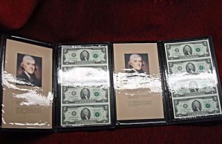 World Reserve Monetary Exchange - Two - 4 Subject Uncut Sheets Ser.  2003a $2 Frn