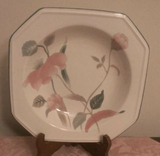 Mikasa Silk Flowers Rimmed Soup Bowl