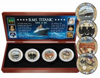 Titanic Four Coin Set