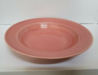 Vintage 1941 - 1959 Homer Laughlin Harlequin Rose Deep Plate Soup Plate