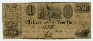 1839 $1 The Millers Bank Of - York - Clyde,  York Note