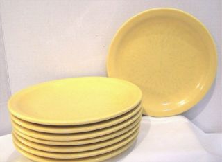 Vintage Homer Laughlin Dinner Plate Yellow 9 " Pottery China