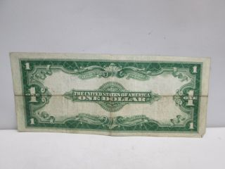 1923 US $1 SILVER CERTIFICATE LARGE NOTE 2