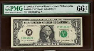 2 Sequentially Numbered STAR Notes _ (2003 - A $1 FRN 