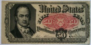 1875 50 Cents Fractional Currency 5th Issue Note