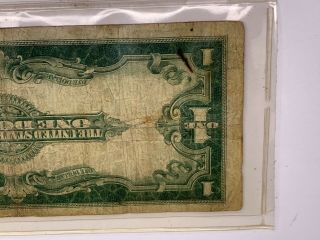 1923 United States One Silver Dollar $1 Blue Seal Silver Certificate Large Note 2