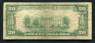 FR.  1870 - E 1929 $20 FRBN FEDERAL RESERVE BANK NOTE RICHMOND,  VA (B) 2