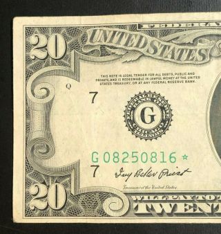 FRN: $20 STAR NOTE - 1950 Series B - US Currency - 3