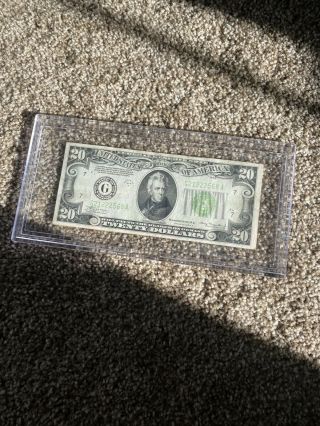 1934 D Twenty Dollar Bill - - $20