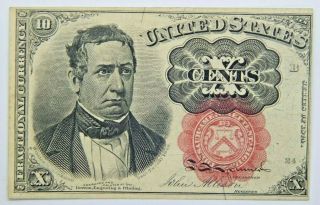 Fr 1266 - 10 Cents Fifth Issue Fractional Currency Cu