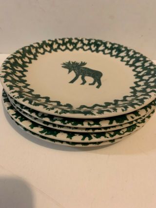 Tienshan Folk Craft Moose Country - 1 Luncheon Plates 7 "
