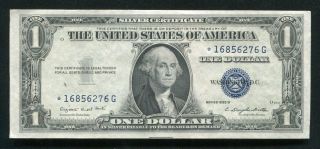 Fr.  1616 1935 - G $1 One Dollar Star Silver Certificate Currency Note Gem Unc