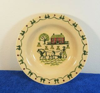 Vintage Metlox Poppytrail Homestead Provincial Rim Soup Bowl