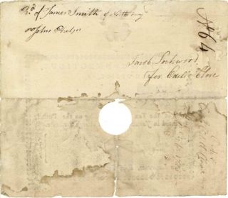 Colonial Currency Connecticut Soldier Pay Warrant 1783 2