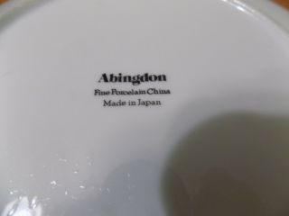 Abingdon Fine Porcelain China Dinner Plate 10 1/4 