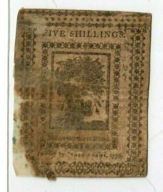 (5 Shilling) " Old Colonial " 1700 