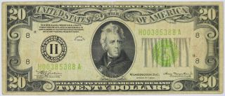 Fr.  2054 - H 1934 $20 Small Size Federal Reserve Note St.  Louis Missouri