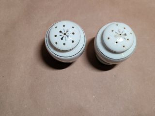 Valmont Royal Wheat Fine China Japan Salt and Pepper Shakers 2