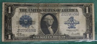 Series 1923 U.  S.  Large Size Note $1.  00 Silver Certificate