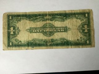 1923 US $1 SILVER CERTIFICATE LARGE NOTE 