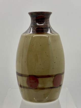 Vintage Japanese Pottery Weed Pot Bud Vase