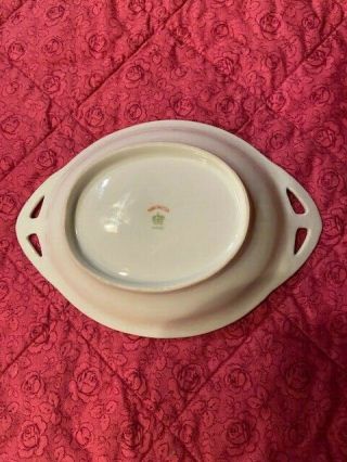 Vintage Nippon hand painted candy nut serving dish 2