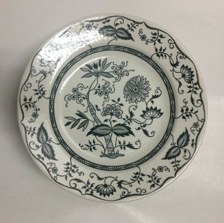 Vintage Royal China Jeannette Blue Onion Dinner Plate