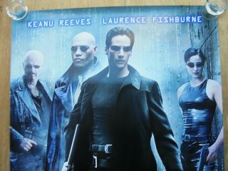 THE MATRIX (1999) MOVIE POSTER - ROLLED - DOUBLE - SIDED 2