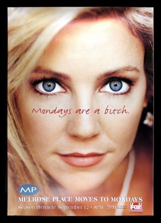 Melrose Place ✯ Cinemasterpieces Poster Heather Locklear Mondays Are A Bitch
